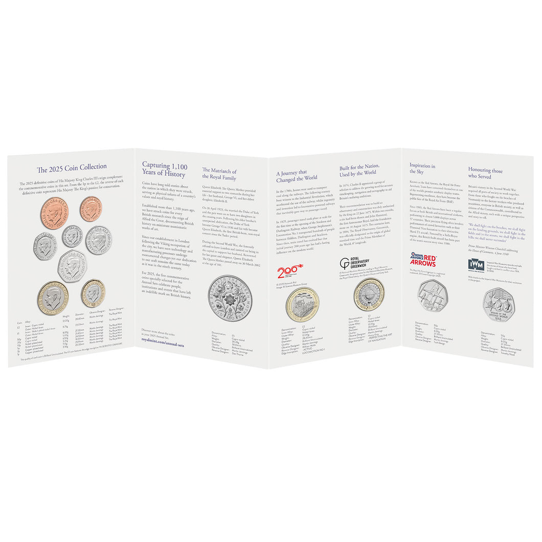 2025 UK Annual BU Coin Set