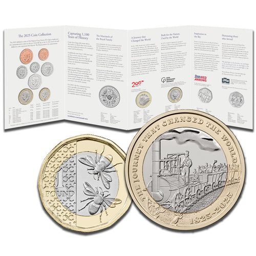 2025 UK Annual BU Coin Set (13 Coins)