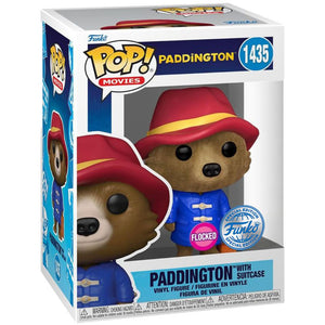 Paddington (2017) - Paddington w/Case Flocked Pop!