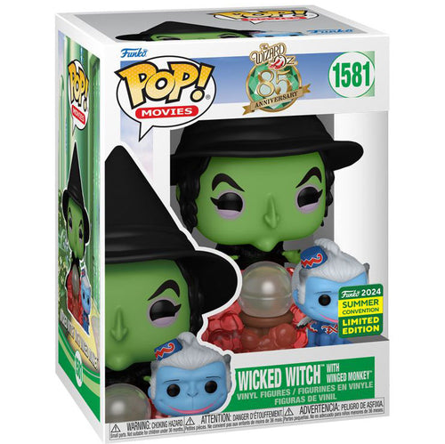 Wizard of Oz - Wicked Witch w/Winged Monkey Pop! SDCC 2024