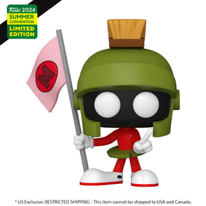 Looney Tunes - Marvin the Martian w/Flag Pop SDCC 2024