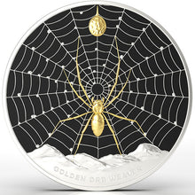 2026 Pitcairn $5 Golden Orb Spider 1oz Silver Proof Coin