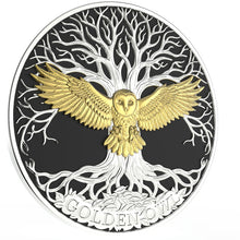 2026 Pitcairn $5 Golden Owl 1oz Silver Proof Coin
