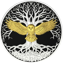 2026 Pitcairn $5 Golden Owl 1oz Silver Proof Coin