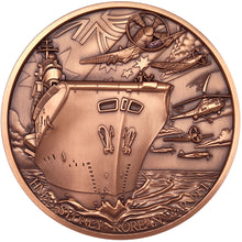 2026 Niue $2 HMAS Sydney 76mm, 430 gram Copper Coin