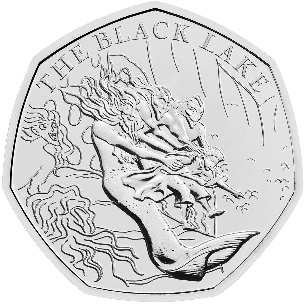 2024 UK 50p Harry Potter - Black Lake BU Coin