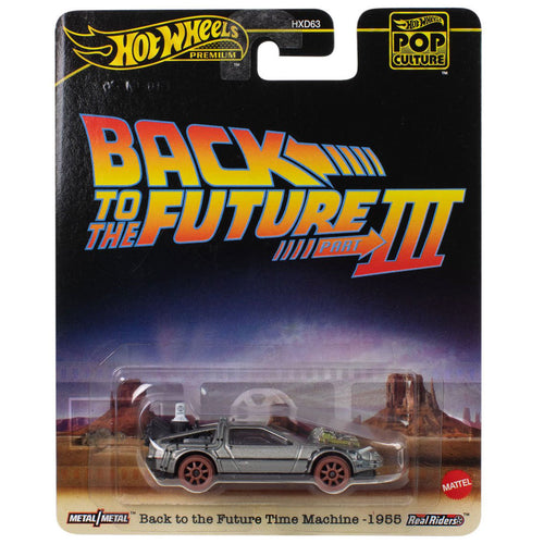 Hot Wheels Pop Culture 2025 Back to the Future III DeLorean (1955) 1:64 Die Cast Vehicle
