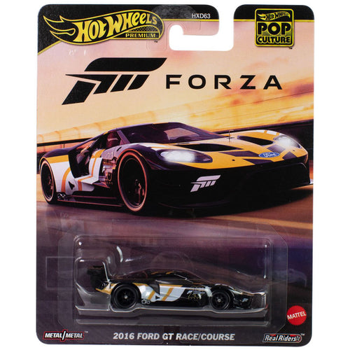 Hot Wheels Pop Culture 2025 Forza 2016 Ford GT Race/Course 1:64 Die Cast Vehicle