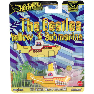 Hot Wheels Pop Culture 2025 The Beatles Yellow Submarine 1:64 Die Cast Vehicle