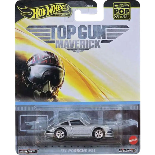 Hot Wheels Pop Culture 2025 Top Gun Maverick ‘71 Porsche 911 1:64 Die Cast Vehicle
