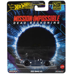 Hot Wheels Pop Culture 2025 Mission: Impossible Dead Reckoning ’21 BMW M5 1:64 Die Cast Vehicle
