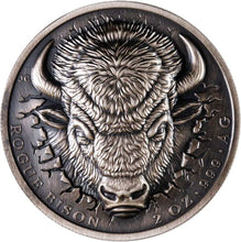 2026 Ascension Isl. $2 Rogue Bison 2oz Silver Coin