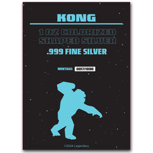 Godzilla X Kong: New Empire Kong Shaped 1oz Silver Bar