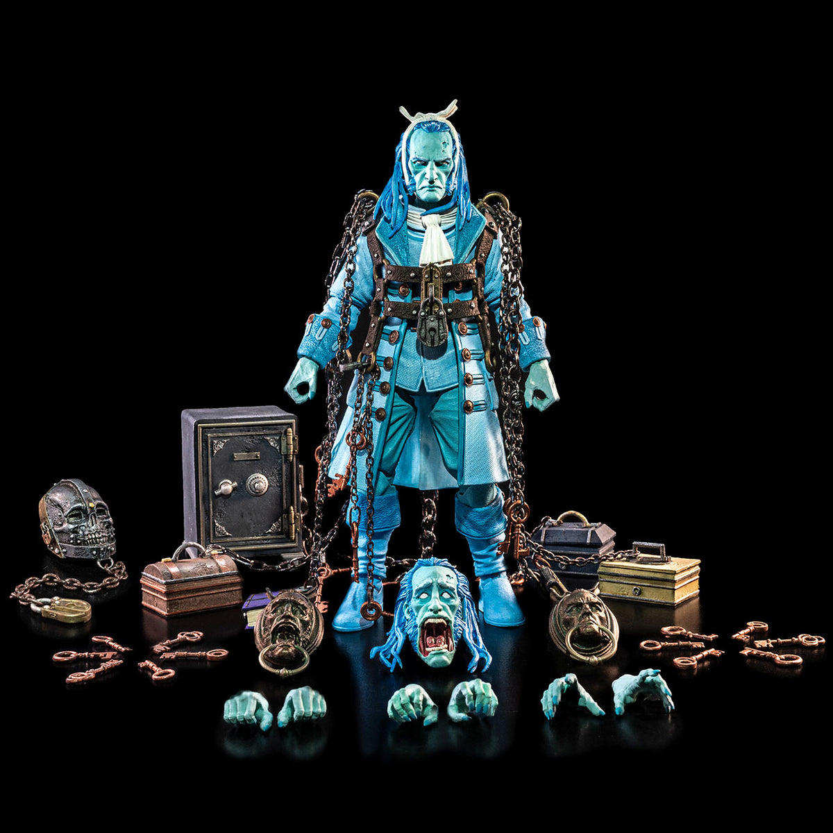 Figura Obscura: The Ghost of Jacob Marley, Haunted Blue Action Figure ...