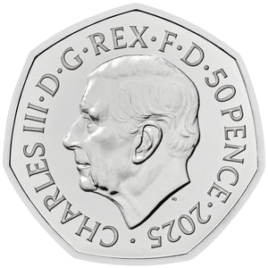 2025 UK 50p 90yrs of Monopoly BU Coin