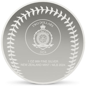 2024 Niue $2 MLB World Series Champion LA Dodgers 1oz Silver Coin