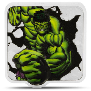 2025 Niue $5 Marvel - Hulk Smash (Ultra-High Relief) 2oz Silver Coin