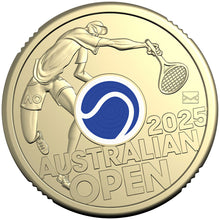 2025 $2 Men’s Australian Open Tennis Uncirculated Coin in Folder