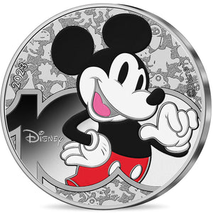 2023 France 100yrs Disney 2-coin Silver Set