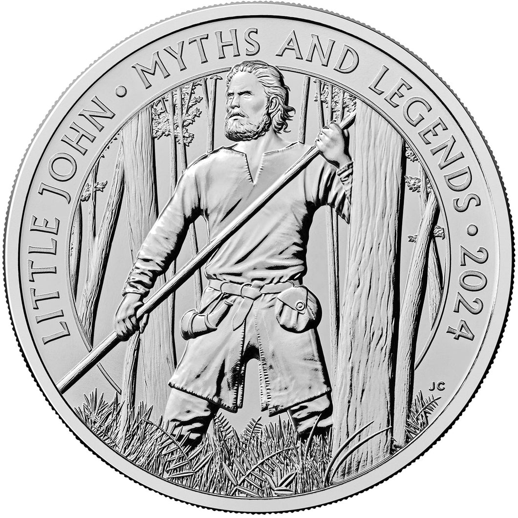 2024 UK £5 Myths & Legends - Little John BU