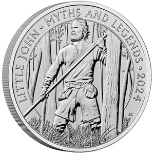 2024 UK £5 Myths & Legends - Little John BU