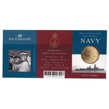 2001 $1 Royal Australian Navy Unc