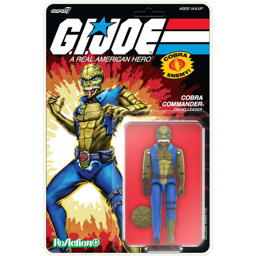 G.I. Joe Wv04 - Cobra Commander (Once A Man) 3.75 Inch O-ring ReAction+ Figure