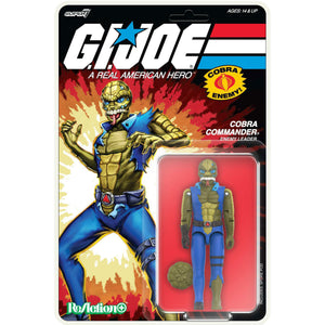 G.I. Joe Wv04 - Cobra Commander (Once A Man) 3.75 Inch O-ring ReAction+ Figure