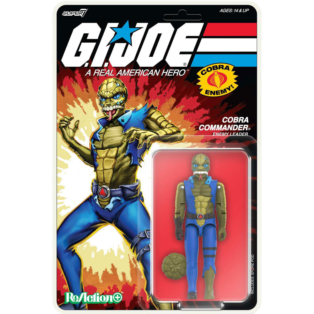 G.I. Joe Wv04 - Cobra Commander (Once A Man) 3.75 Inch O-ring ReAction+ Figure
