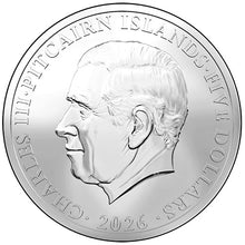 2026 Pitcairn $5 Golden Orb Spider 1oz Silver Proof Coin