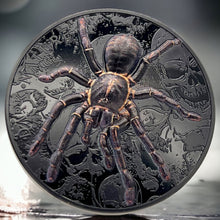 2023 Palau $20 Dark Nature - Black Tarantula 3oz Silver Coin