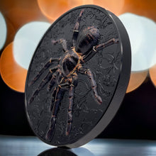 2023 Palau $20 Dark Nature - Black Tarantula 3oz Silver Coin