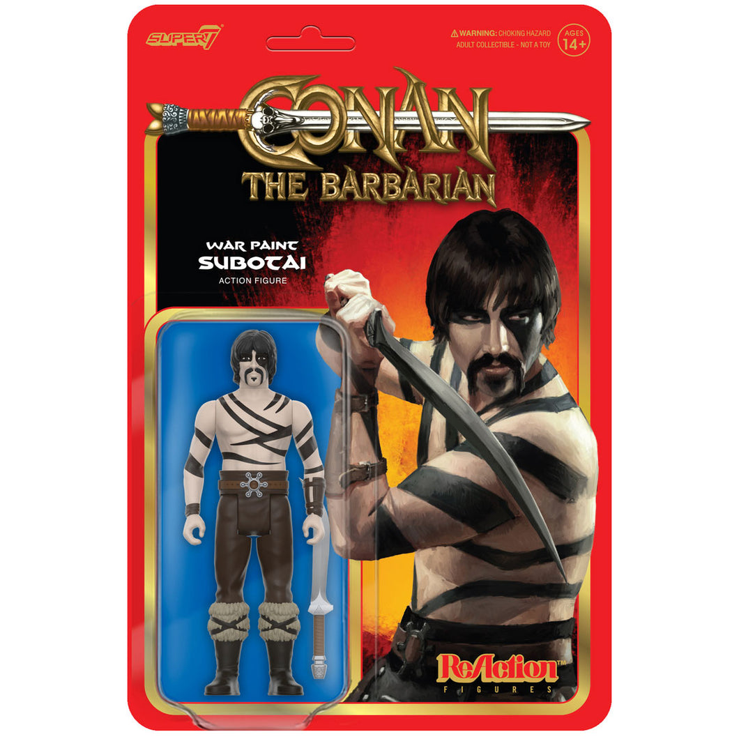 Conan The Barbarian Wv2 - Subotai (War Paint) ReAction Figure