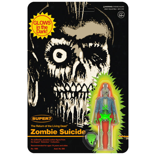 Return Of The Living Dead Wv 05 - Zombie Suicide (Monster Glow) ReAction Figure