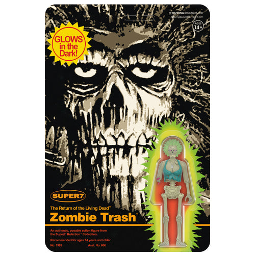 Return Of The Living Dead Wv 05 - Zombie Trash (Monster Glow) ReAction Figure