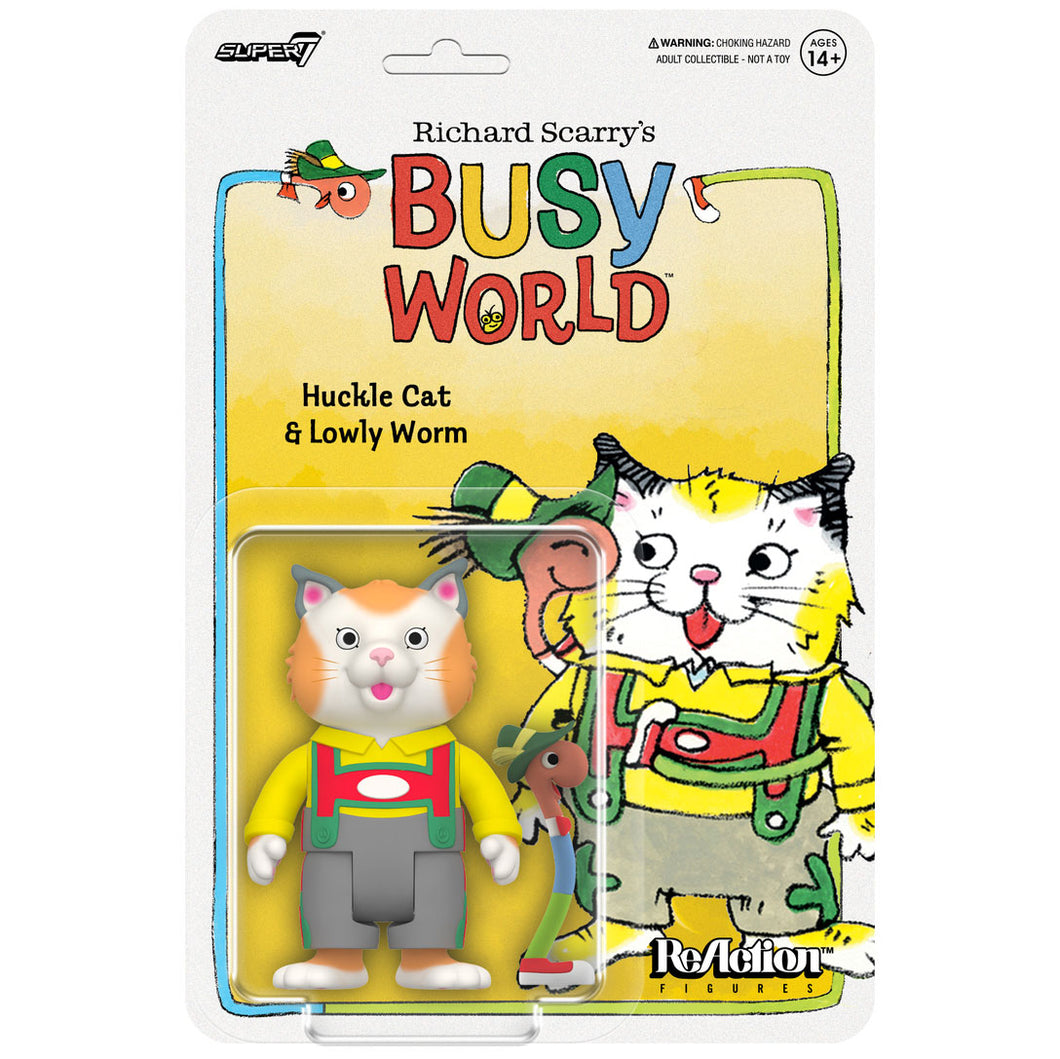 Richard Scarry Wv1 - HuckleCat ReAction Figure