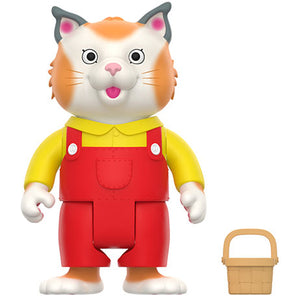 Richard Scarry Wv2 - Huckle Cat (Overalls) ReAction Figure