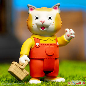 Richard Scarry Wv2 - Huckle Cat (Overalls) ReAction Figure