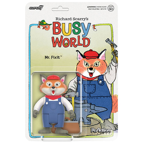 Richard Scarry Wv2 - Mr. Fixit ReAction Figure