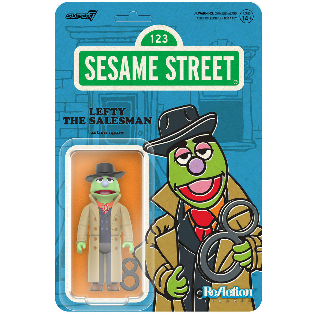 Sesame Street Wv02 - Lefty the Salesman ReAction Figure