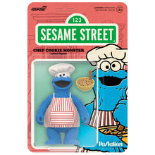 Sesame Street Wv4 - Chef Cookie 3.75 inch ReAction Figure
