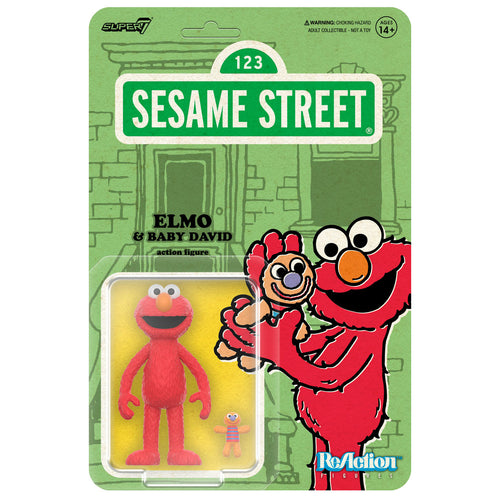 Sesame Street  Wv4 - Elmo 3.75 inch ReAction Figure