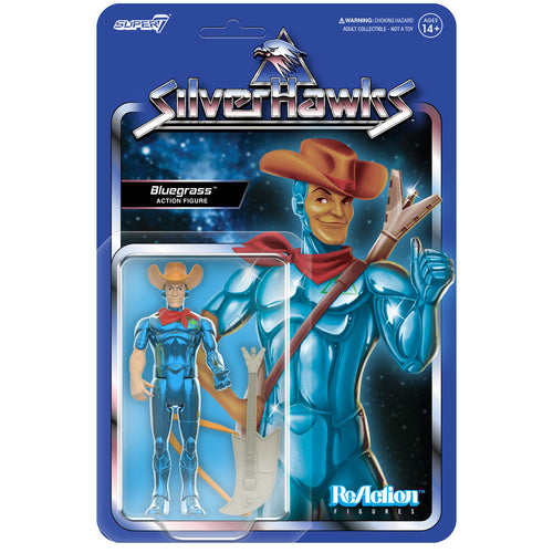 Silverhawks Wv 01 - Bluegrass (Toy Version) ReAction Figure