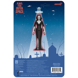 Vampira  - Vampira Plan 9 Grayscale Reaction Figure