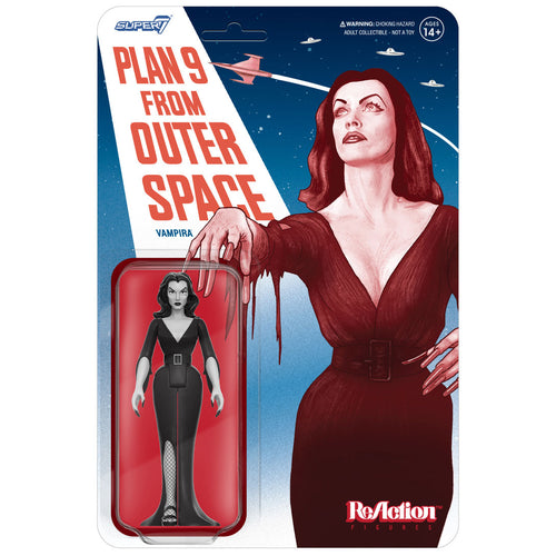 Vampira  - Vampira Plan 9 Grayscale Reaction Figure