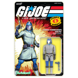 G.I. Joe Wv03 (Cartoon) - Arctic Cobra Commander (Cartoon) 3.75 Inch ReAction+ Figure