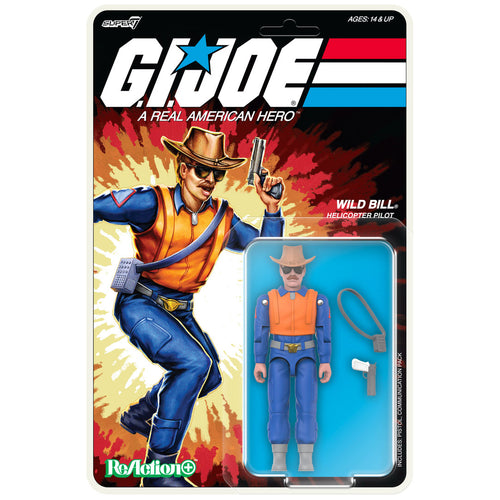G.I. Joe Wv03 (Cartoon) - Wild Bill (Cartoon) 3.75 Inch ReAction+ Figure