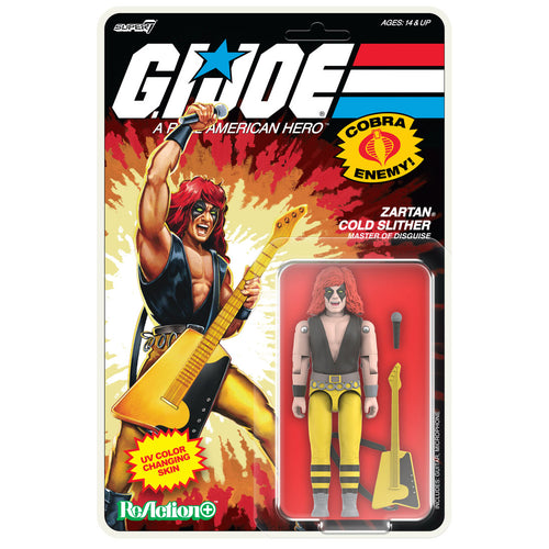 G.I. Joe Wv03 (Cartoon) - Zartan Cold Slither (Cartoon) 3.75 Inch ReAction+ Figure