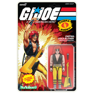 G.I. Joe Wv03 (Cartoon) - Zartan Cold Slither (Cartoon) 3.75 Inch ReAction+ Figure