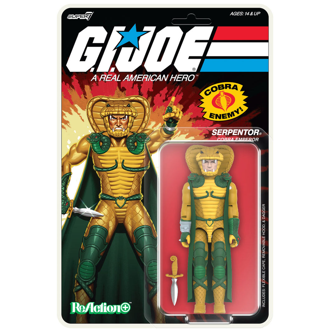 G.I. Joe Wv2 02 - Serpentor (Cartoon) ReAction+ Figure